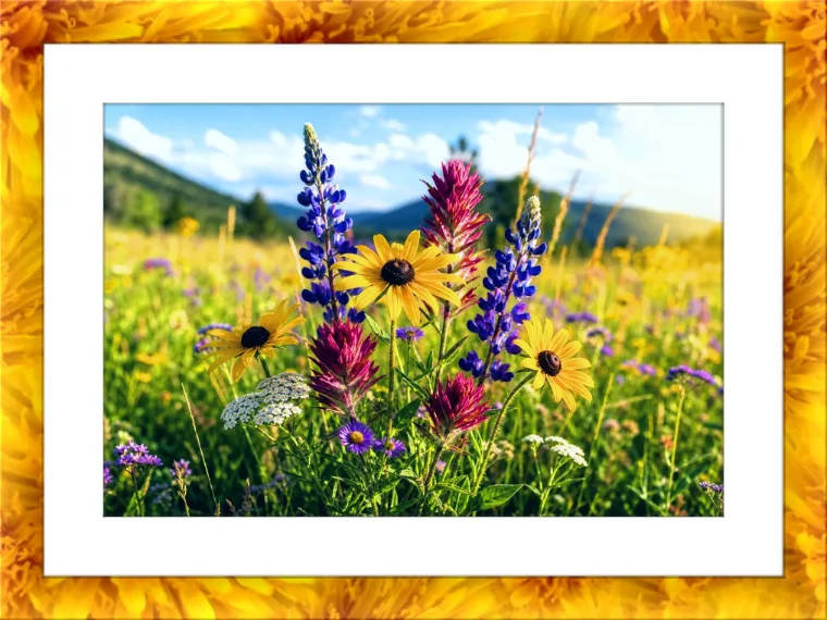 Flower Frame Preview