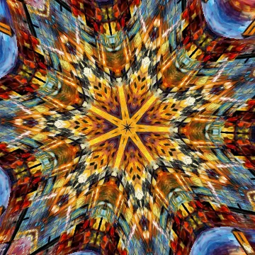 Kaleidoscope photo effect preview
