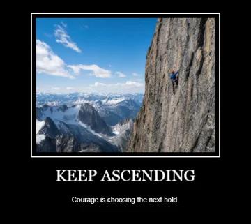 Motivational Poster photo effect preview