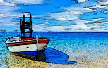 Painting photo effect preview
