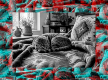 Stereodelic photo effect preview